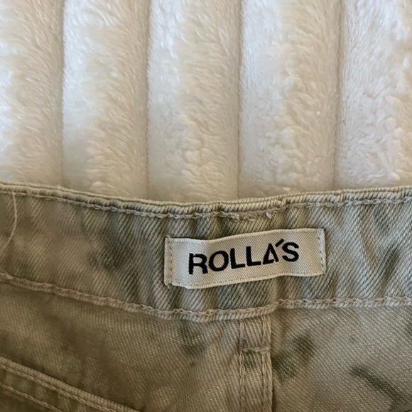 ROLLA’S Tie-Dye Dusters High-Rise Slim Jean Shorts - Picture 4 of 8